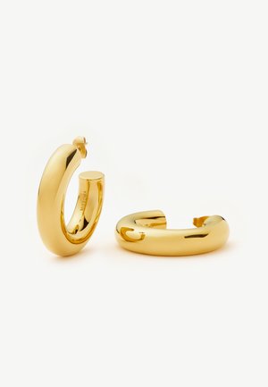 CHUBBY LARGE HOOP EARRINGS - Oorbellen - gold-colored