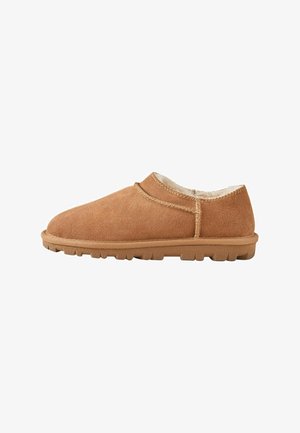 Next, Slippers - tan brown