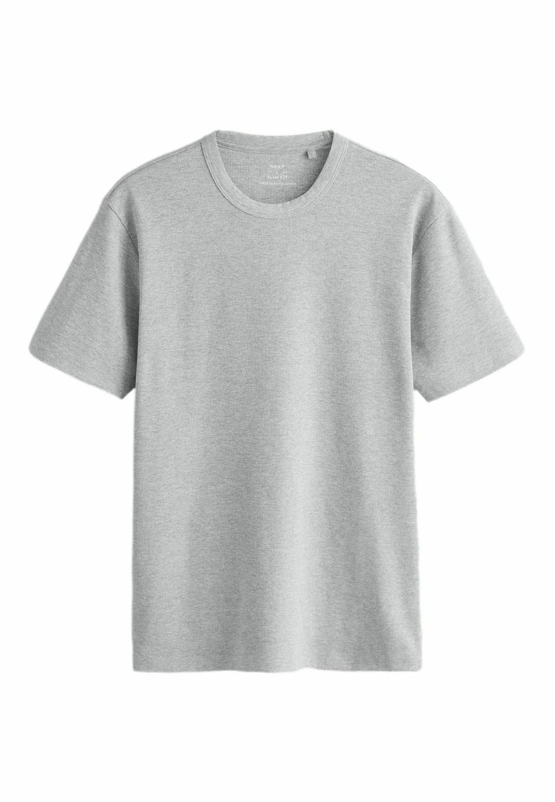 Next Basic T-shirt - light grey marl/light grey - Zalando