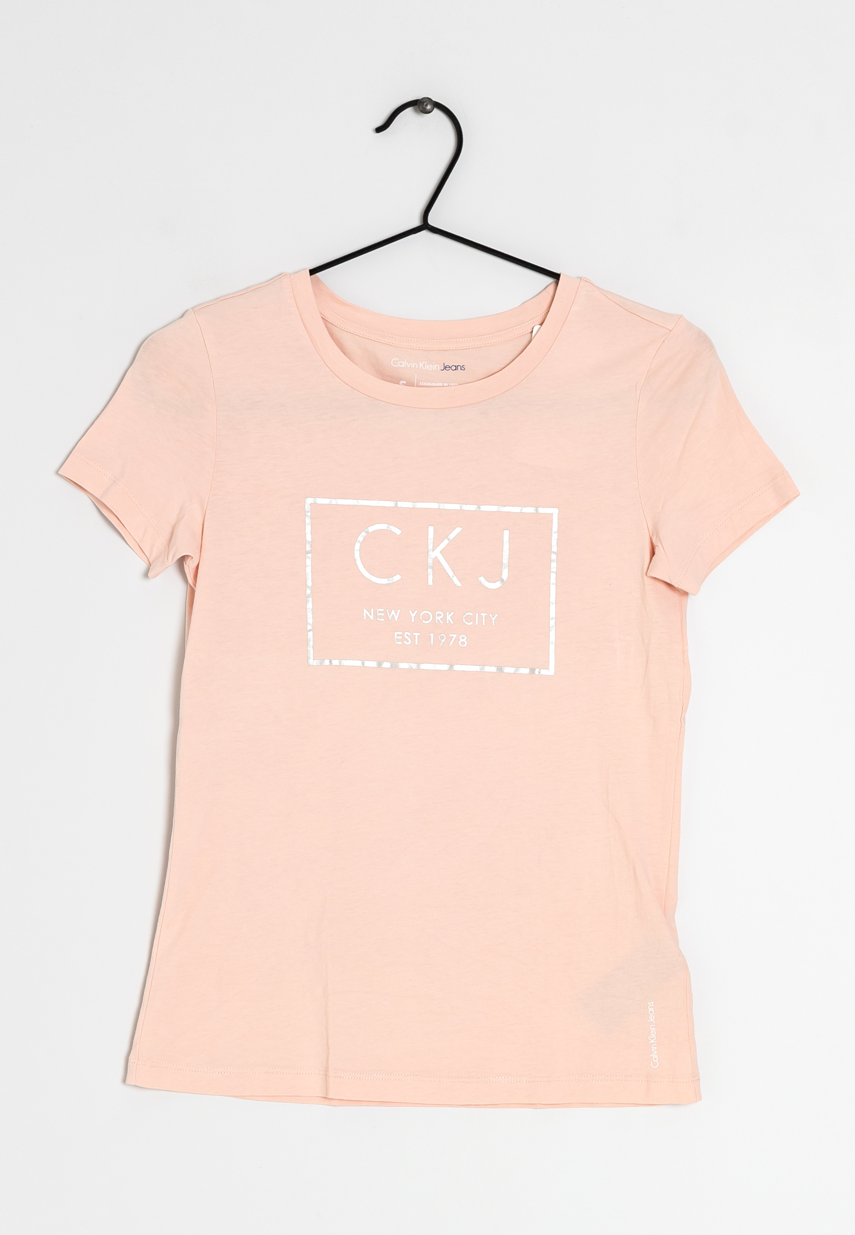 calvin klein t shirt dress pink