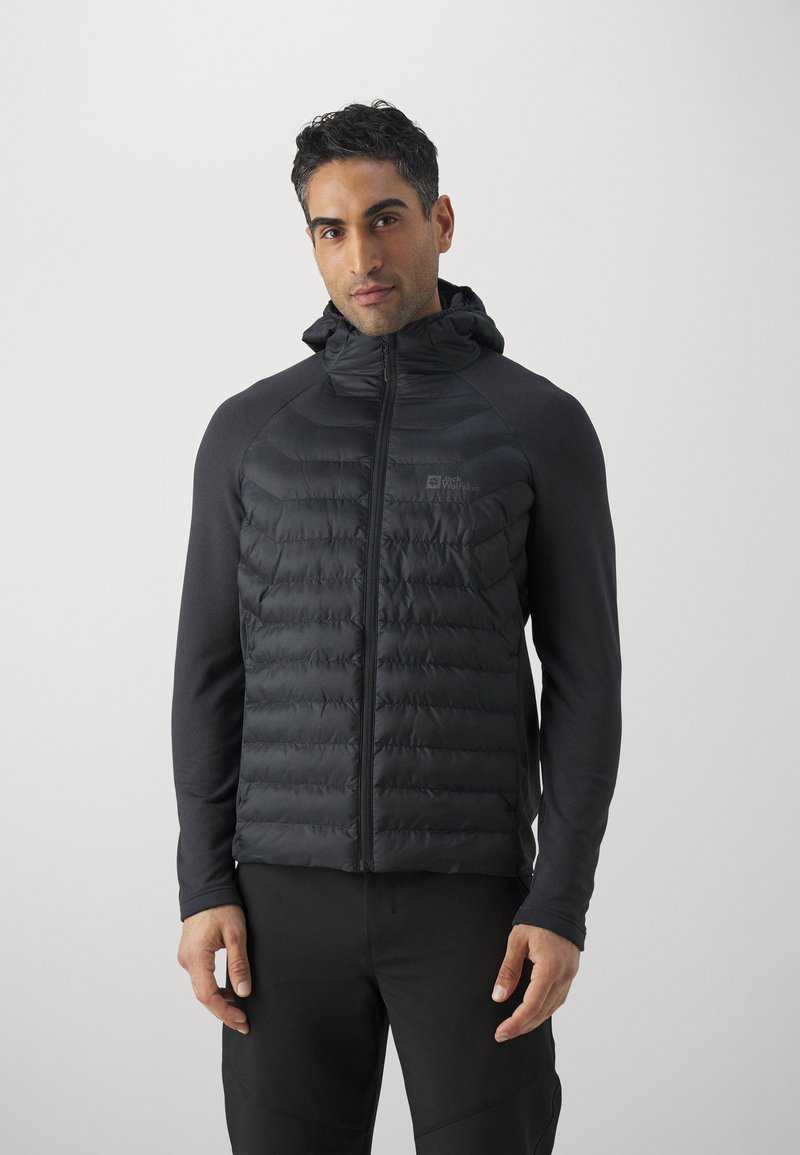 Jack Wolfskin - ROUTEBURN PRO HYBRID - Āra jaka - black, Palielināt