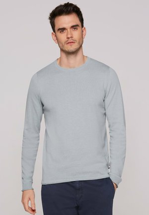 PULLOVER MIT RUNDHALSAUSSCHNITT - Strickpullover - smokey mint