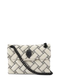 LONDON - Schoudertas - white blk
