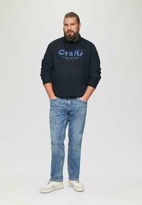 s.Oliver KRAGEN - Sweater - navy