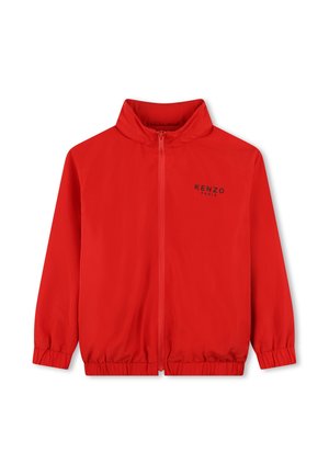 À ILLUSTRATION DOS - Veste imperméable - piment