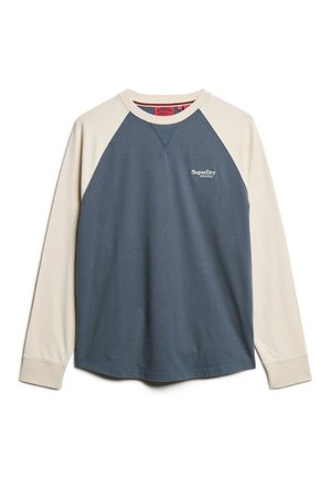 Superdry & Co ESSENTIAL LOGO - Langærmet T-shirt - lauren navy white sand