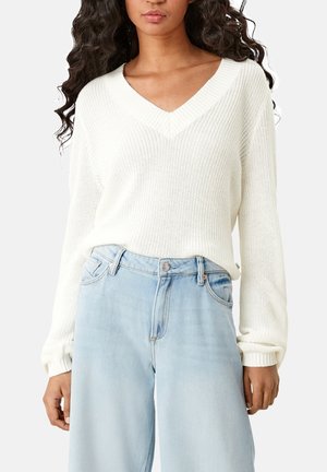 Jersey de punto - mottled light grey