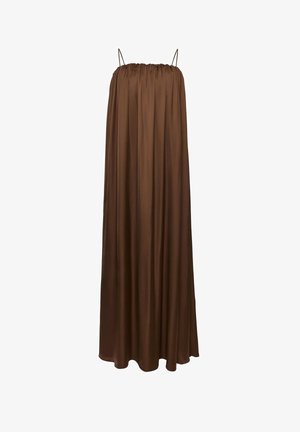 LA MANIA, SUKIENKA RIO - Maxi ruha - dark chocolate