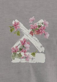 Key Largo MT SUMMER SPLASH ROUND - Camiseta estampada - silver