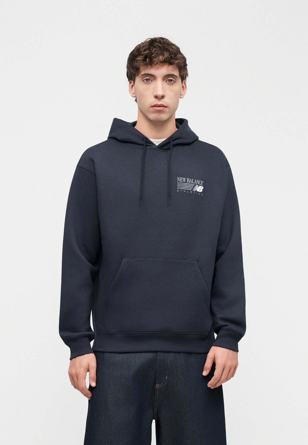 New Balance REIMAGINED HOODIE - Hoodie - dark night
