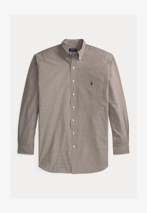 Polo Ralph Lauren Big & Tall, GINGHAM STRETCH POPLIN SHIRT - Skjorter - nutmeg brown/white