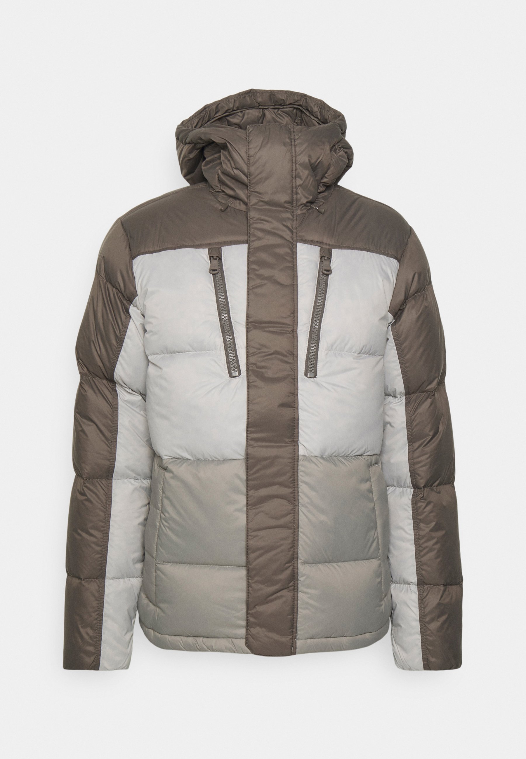 pewter puffer jacket