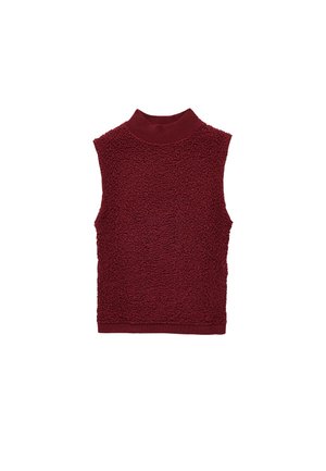 SLEEVELESS - Top - bordeaux