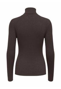 ONLY ONLKAROL ROLL NECK - Trui - chocolate torte