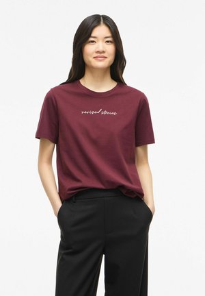 VILA SHORT-SLEEVED T-SHIRT VIVORA PRINTED - T-shirts med print - port royale1