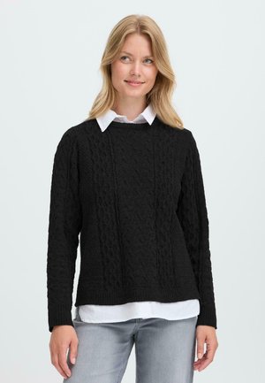 SANVI - Pullover - black