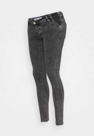Calças de ganga de corte skinny - washed black