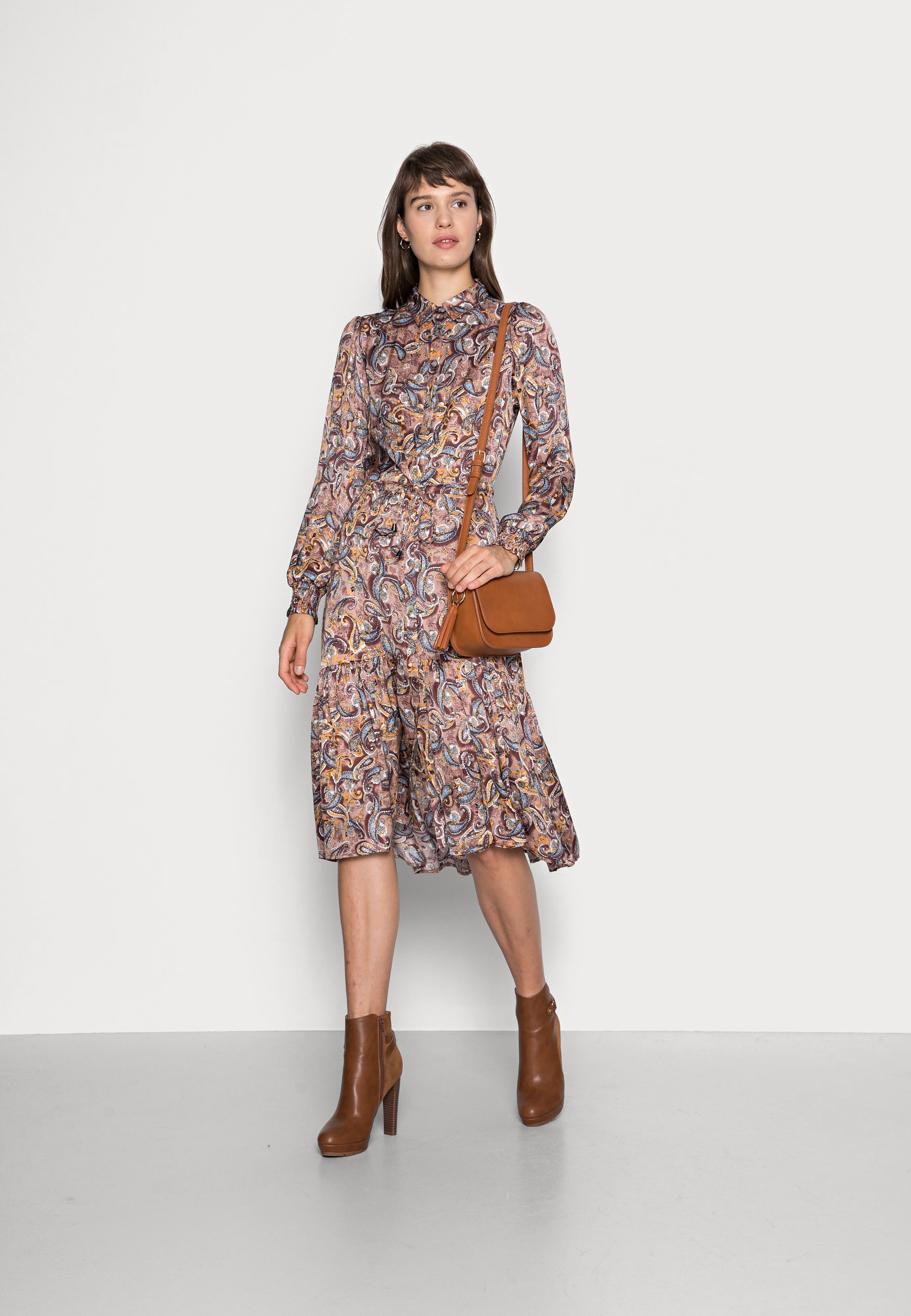 Esqualo DRESS PAISLEY PRINT - Abito a camicia - multi-coloured/multicolore  - Zalando.it
