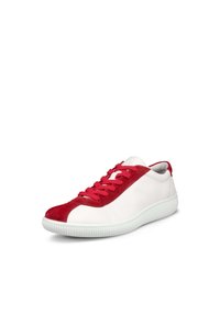 ECCO SOFT ZERO M - Stringate sportive - white chili red