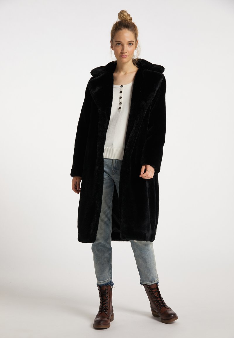 Damen Parkas | DreiMaster DREIMASTER TANUNA Kurzmantel schwarz - SP51860 Damen Parkas | DreiMaster DREIMASTER TANUNA Kurzmantel schwarz - SP51860