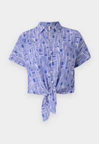 ONLNOVA KNOTTED SHIRT - Blus - strong blue/blue breeze