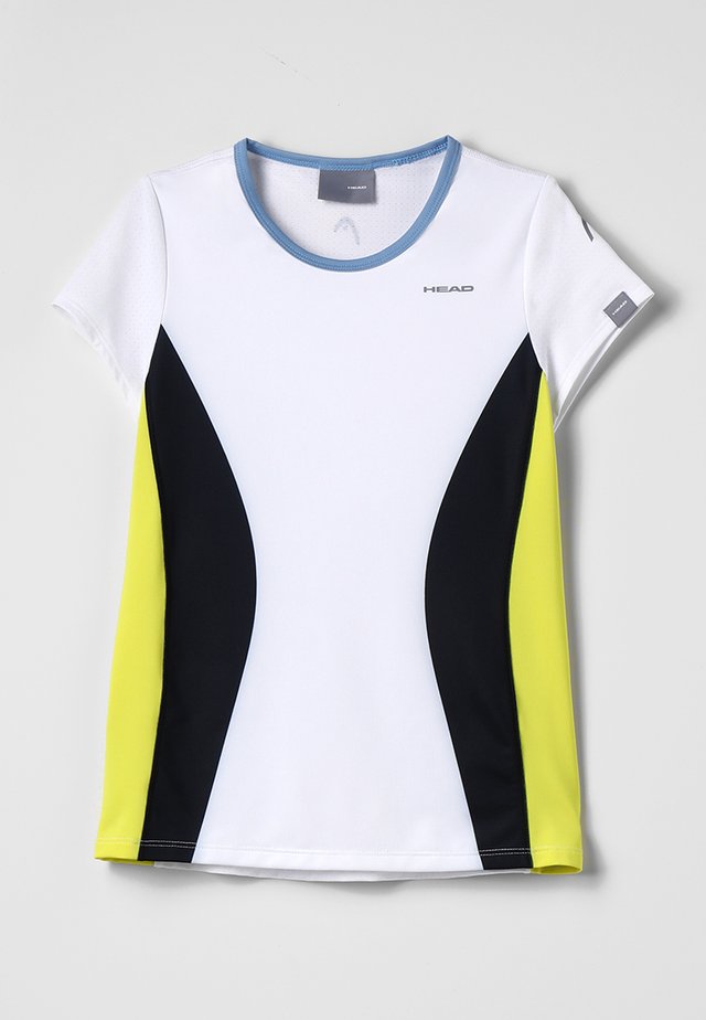 MIA - T-shirts print - white/yellow