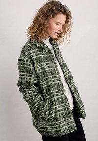 Seasalt Cornwall BEAMWIND LEAH SEAL - Lehká bunda - black leah seal check onyx