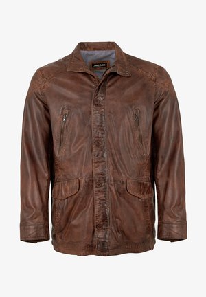 Mark Maddox Lederjacke - braun