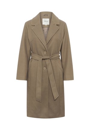 Cream CRCAMELIA - Classic coat - sepia tint