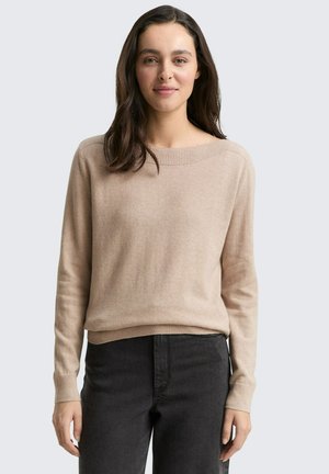 Trui - soft taupe melange