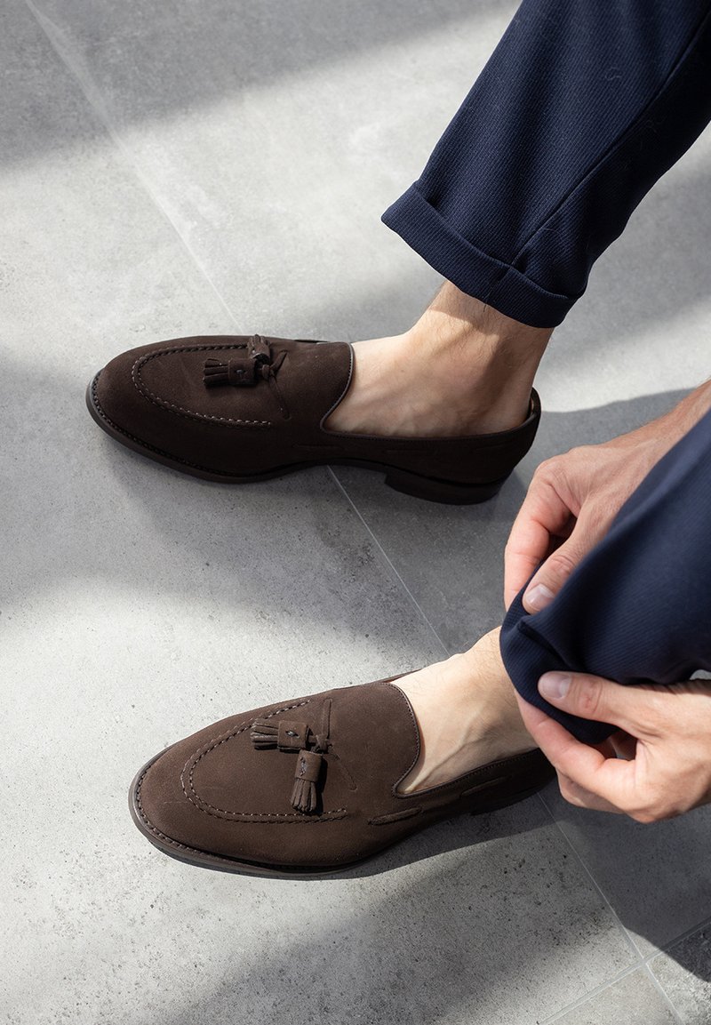 Finsbury Zakelijke loafers - marron