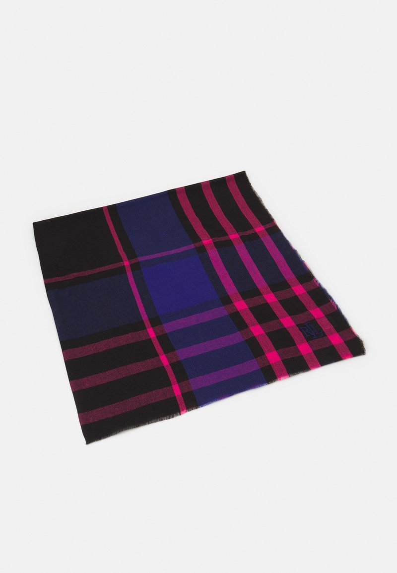Lauren Ralph Lauren PLAID WRAP SCARF SQUARE Scarf bright fuchsia/pink Zalando.co.uk