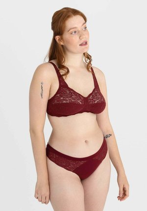 Erlich Textil STRING GERTRUD - String - weinrot
