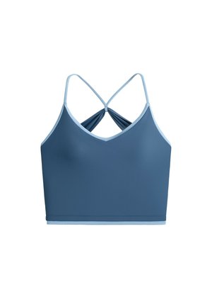 OYSHO, COMFORTLUX CROSSOVER STRAP TANK TOP - Débardeur - mid grey-blue