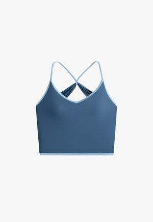 OYSHO, COMFORTLUX CROSSOVER STRAP TANK TOP - Débardeur - mid grey-blue