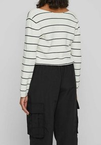 VILA Strickpullover - black