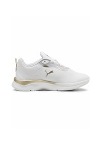 Puma SOFTRIDE ORLA DREAM - Chaussures de running sur route - white gold matte gold