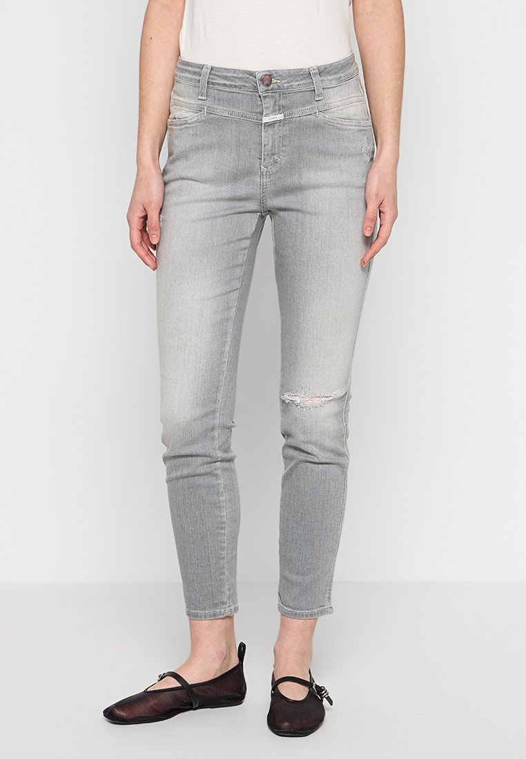 closed Jeans Skinny Fit lichtgrijs
