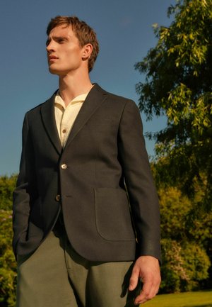 Next SLIM FIT  - Sacou - navy waffle