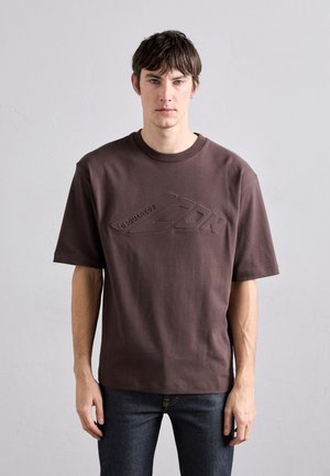 LOOSE FIT TEE - T-shirt basique - chocolate
