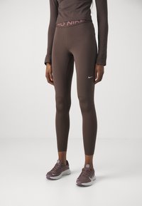 Nike Performance Leggings - baroque brown/white