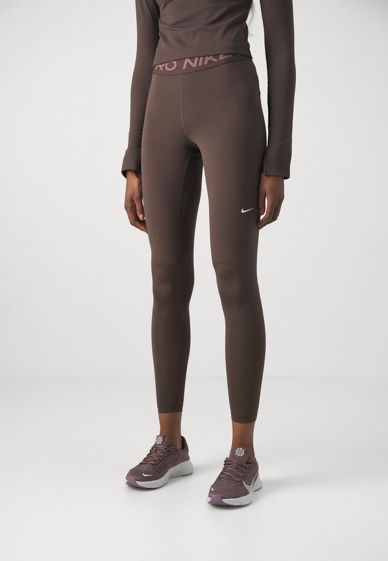 Nike Performance Leggings - baroque brown/white