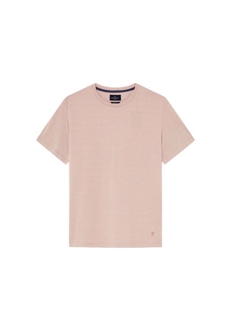 Hackett London T-shirt print burned-orange denim
