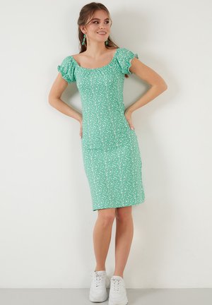 LELA REGULAR FIT - Etui-jurk - light green