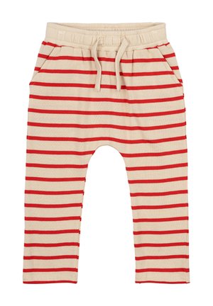 Tygbyxor - poppy red striped