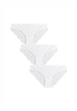 BRAZILIAN FIT - 3 PACK - Aluspüksid - white