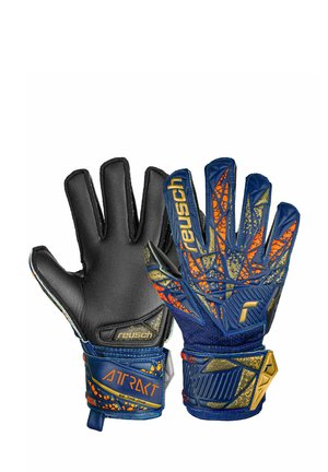 Reusch ATTRAKT JUNIOR - Torwarthandschuh - premium blue/gold/black