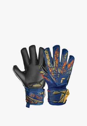 Reusch, ATTRAKT JUNIOR - Torwarthandschuh - premium blue/gold/black