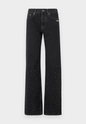 SUSY PANTS - Straight leg jeans - black