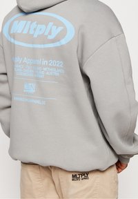 Multiply Apparel Felpa con zip - dark grey